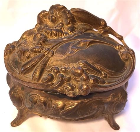 old english metal box jb 2554|Antique Art Nouveau Trinket box JB Jennings Brothers 824.